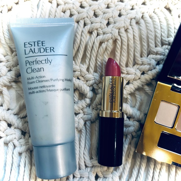 🆕 Estée Lauder BUNDLE of 3 Makeups & Remover Eyeshadow Lipstick - Picture 2 of 7